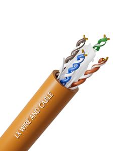 Cable de conexión de Internet Cat6A personalizado de fábrica Cat6 305m 1000ft utpsftp cable de cobre puro para exteriores 23awg cable de red Lan impermeable - Product Image 1