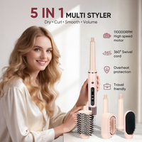 Nouveau Styler Multi-Fonction Professionnel 5 en 1 2026 : Sèche-Cheveux Haute Vitesse, Fer à Boucler, Peigne Soufflant