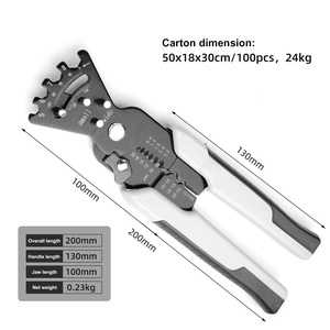 Multi Electrician Pliers, 5-in-1 <b>Wire</b> Bending <b>Stripper</b>&28-in-1 Multi <b>Wire</b> Stripping Crimping Cutting <b>Electrical</b> Wiring Repair - Product Image 3