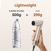Ukliss 8-en-1 Sèche-cheveux professionnel haute vitesse ionique multi-styler, Outil de coiffage à air chaud pour bouclage automatique