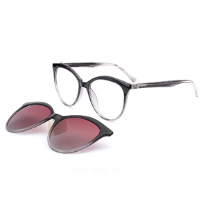 <span class=keywords><strong>Lunettes</strong></span> <span class=keywords><strong>de</strong></span> <span class=keywords><strong>soleil</strong></span> rondes à monture complète magnétiques pour femmes, avec verres polarisés et protection UV, tendance, en promotion - Product Image 4