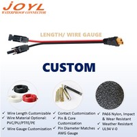 Câble adaptateur JOYL XT-60 vers MC-4, connecteur 500V DC 30A, broche creuse 6mm² pour station d'alimentation portable solaire