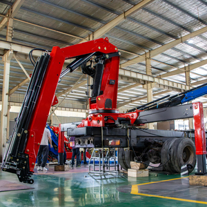 Hot Sale 10 Ton Knuckle Boom Truck Mounted Cranes 12T Hydraulic Arm Crane Foldable Grua with Strong Protection Function - Product Image 3