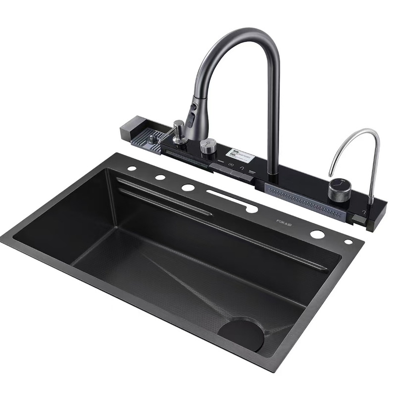 Hidden Sink and Foldable Faucet Bowl