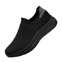 OLICOM Chaussures chaussettes unisexe, chaussures de marche à enfiler, ultra-douces, avec soutien de la voûte plantaire, respirantes, légères, chaussures de sport décontractées, baskets de voyage