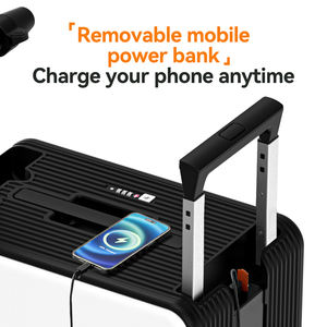 <span class=keywords><strong>Valise</strong></span> intelligente 40L légère, bagage intelligent avec scooter, bagage de <span class=keywords><strong>cabine</strong></span> avec port USB et pieds rétractables - Product Image 5