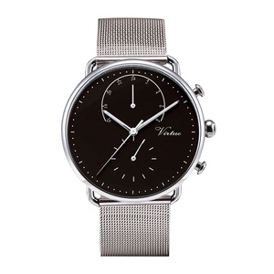 Montre de luxe à <span class=keywords><strong>Quartz</strong></span> en acier inoxydable pour hommes, bracelet en cuir, Interchangeable, 2020 - Product Image 5