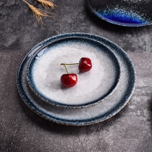 6 pulgadas de porcelana placa redonda tema japonés Color aperitivos de fideos platos de desayuno carne plato Retro casa hotel <span class=keywords><strong>restaurante</strong></span> - Product Image 3