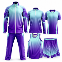 Ensemble d'uniformes sportifs personnalisés pour équipes : Maillot de football, Maillot de basketball, Survêtement d'échauffement, Tenues d'équipe pour clubs et écoles - Fournisseur en gros