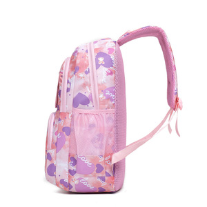 Casual <b>Large</b> Capacity Nylon School <b>Backpack</b> for Junior High Students 3-6 Grade Waterproof Fashionable for Travel for Boys Girls - Product Image 2