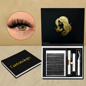 Bán Buôn Cá nhân Fluffy Chồn Tự Làm Chồn <span class=keywords><strong>Lash</strong></span> Mở Rộng Kit <span class=keywords><strong>Lash</strong></span> Cụm Trái Phiếu Và Con Dấu Nhà Cung Cấp Biểu Tượng Tùy Chỉnh DIY <span class=keywords><strong>Lash</strong></span> Cụm Kit - Product Image 1