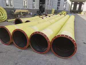 Nehir limanı madencilik tarama için büyük çaplı kauçuk hortum aşınmaya dayanıklı kum emme ve deşarj borusu - Product Image 6