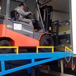 Rampa Mobile del cantiere di carico del contenitore del carrello elevatore di 8ton 10ton 12ton con le gambe regolabili di altezza - Product Image 2