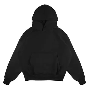 DiZNEW haute qualité logo personnalisé 400G 100% coton lourd polaire vierge surdimensionné grande taille sweats à capuche pour hommes