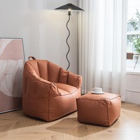 Modernes chinesisches Stil anpassbare runde faltbare faule Sofa bunte große Sitzsack Stuhl wasserdichte Stoff Schaum Liege funktion