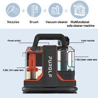 Bestseller Tragbarer Aufrechter Elektrischer Teppichreiniger Nass/Trocken Doppelnutzung Scheuerfunktion Tiefenreinigung Staubsauger Kommerziell