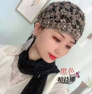 Gorro turbante YASEEN ecológico, transpirable, de acrílico con diseño sólido para las temporadas de Oriente Medio, Islámica y Asia. - Product Image 1
