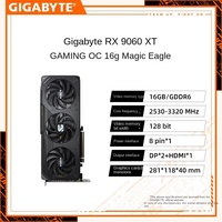 GV-R9060XTGAMING OC-16GD 16 Go GDDR6 MXM GPU de bureau PCIe 5.0 refroidi par ventilateur DP DirectX 12 Nouveau 4 nm RDNA4 Navi44 XT 2780 MHz Core