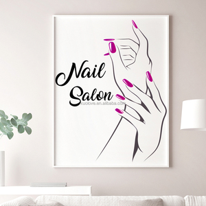 <span class=keywords><strong>Adesivi</strong></span> <span class=keywords><strong>murali</strong></span> per Nail Studio modello Nail Salon <span class=keywords><strong>salone</strong></span> di bellezza Studio carta da parati <span class=keywords><strong>adesivi</strong></span> da parete autoadesivi - Product Image 3