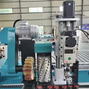 CA-1530 Máy Tiện CNC Đa Năng Chà Nhám Phay Khắc Rãnh Xoắn Bằng Gỗ Cho Chân Đồ Nội Thất