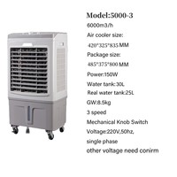 Nouveau Climatiseur Portable Arrivage Direct Usine OEM, Mini Climatiseur Sans Conduit à Refroidissement par Eau, Refroidisseur d'Air Mobile pour Pièce, Nouveau Design