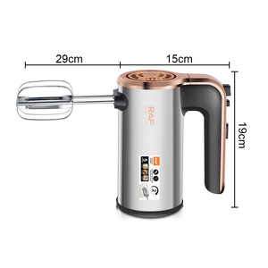 Batidora Eléctrica de Mano Multifuncional de 26000 RPM con Doble Varilla Mezcladora, 5 Velocidades, para Masa y Huevos, con Gancho, Batidor y Varilla Plana - Product Image 4