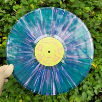 Presse personnalisée de haute qualité Splatter Split Mixed Color Vinyl LP Records Maker Disc Replication Duplication Toutes les solutions d'emballage