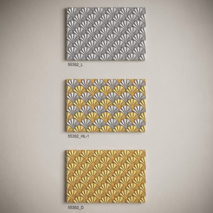 Carreaux muraux modernes en céramique au design en bois 3D 12x18 pouces 30x45 cm brillant Intérieur de salle de bain Fourniture en gros Carreaux en porcelaine polie - Product Image 1