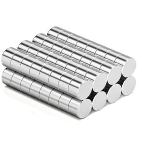 N52 magnete al neodimio Super terra rara Dropshipping personalizzato rivestito di materiale <span class=keywords><strong>magnetico</strong></span> magneti permanenti cilindro - Product Image 1