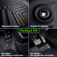 Tapis de sol de voiture en TPE imperméables sur mesure pour Hyundai Palisade 2020-2025 7 places, tapis 3D toutes saisons pour conduite à gauche