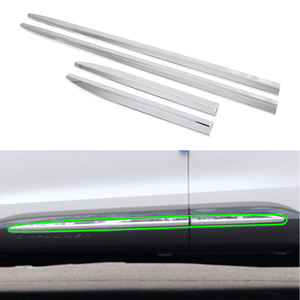 แป้นเหยียบตกแต่งสำหรับ Ford <span class=keywords><strong>Explorer</strong></span> 2020 ABS โครเมี่ยมอุปกรณ์เสริมสำหรับรถยนต์ - Product Image 1