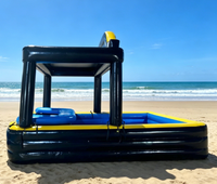 Super Castle Factory - Promotion : Bar flottant gonflable personnalisable sans sièges pour fêtes et activités intérieures/extérieures