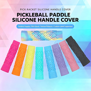 ปลอกหุ้มด้ามจับซิลิโคน สีม่วง กันลื่น จับสบาย อุปกรณ์แบดมินตัน บรรจุภัณฑ์กล่องใส PET - Product Image 5