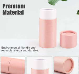 קופסת אריזה קשיחה מנייר קרטון מתכלה עם לוגו בהתאמה אישית, מחזיק קטורת ריחני וגליל נייר - Product Image 1