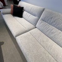 Ensemble de canapés modulables de conception moderne Source Factory Square, avec revêtement en chenille personnalisable, couleur durable, écologique et facile d'entretien