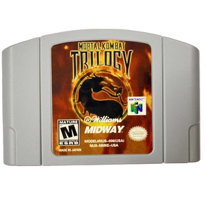 Juegos de <span class=keywords><strong>Mortal</strong></span> Kombat Trilogy para N64, Versión Americana, Material ABS Ecológico, Cartucho de Juego de 512 Bits, Embalaje en Bolsa OPP Sin Marca - Product Image 6