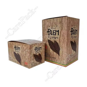 空天然雪茄包装盒批发可回收烟草雪茄硬质涂层包装盒，带有印刷徽标 - Product Image 2