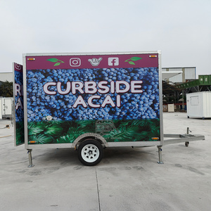 Mobile Food Cart Ice Cream Cart Coffee Truck Hot Dog <b>Trailer</b> Catering Kitchen Street Snack <b>Concession</b> <b>Trailer</b> - Product Image 2