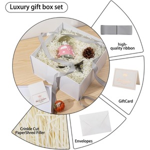 กล่องของขวัญสีขาวขนาดใหญ่พิเศษพร้อมฝาปิด เหมาะสำหรับมอบเป็นของขวัญ และปรับแต่งได้ตามความต้องการของคุณ - Product Image 3