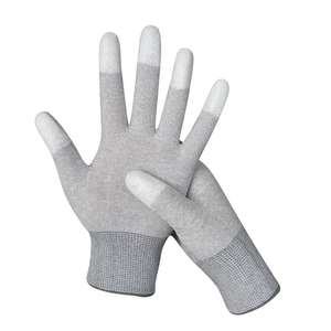 Guantes ESD con Recubrimiento en las Puntas de los Dedos HH.CBF, Fibra de Carbono Conductiva, Nailon sin Pelusas, Sin Silicona, para Manipulación de Productos Electrónicos - Product Image 5