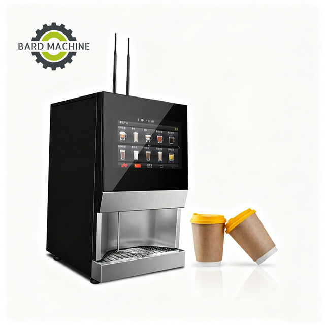 Desktop Fresh Ground Coffee Vending Machine Instant Coffee Fully Automatic with Touch Screen