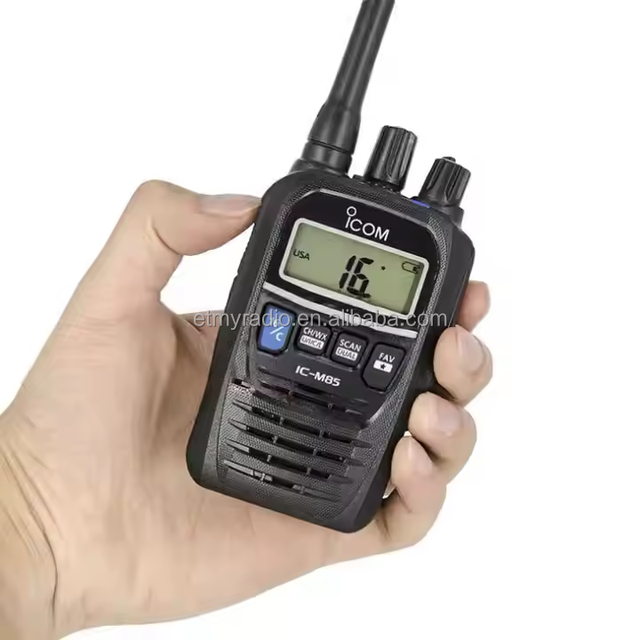 ICOM IC-M85UL VHF Marine Transceiver Ultra Compact Intrinsically Safe Radio with 5 Watt Power Explosion Proof LMR Marine Radio
