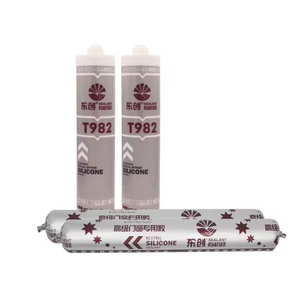 Prix de gros vert couleur personnalisée porte et fenêtre GP Scellant neutre acétique Colle de calfeutrage RTV Adhésif Scellant <span class=keywords><strong>Silicone</strong></span> - Product Image 1