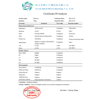 Berbérine HCL naturelle en vrac du fabricant, chlorhydrate de berbérine 97%, extrait de berbérine en poudre