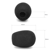 Manafaturer prix, Microphone à main, pare-brise, housse en éponge, mousse de Microphone pour Logitech G433 G533 G633 G933 G935