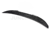 Spoiler sayap mobil serat karbon universal bentuk bibir bagasi melengkung lembaran karbon kepadatan tinggi untuk body kit eksterior E90