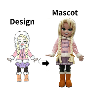 Costume de mascotte animale personnalisé en peluche douce en EVA, unisexe, avec logo personnalisé, design 3D, effet de marche, pour adulte, pour fête - Product Image 1