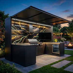 Cocina Exterior de Acero Inoxidable 304 Lista para el Litoral: Isla Modular Inteligente para Asados en Propiedades Frontales al Mar - Product Image 6
