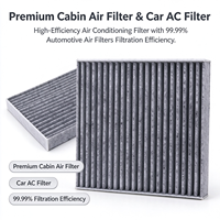 MEILLEUR Compatible avec Toyota Corolla accessoires de voiture filtre à air d'habitacle 87139-ON010 72880AJ000 87139-30040 87139-26010 87139-30040
