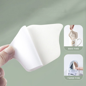 Almohadillas para el talón para zapatos que se han ajustado para evitar deslizamientos y ampollas; ajuste del tamaño del calzado; se pueden recortar a medio tamaño. - Product Image 4